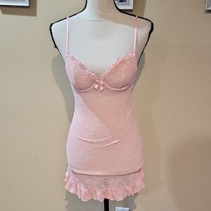 Victoria's Secret Pink Lace Chemise